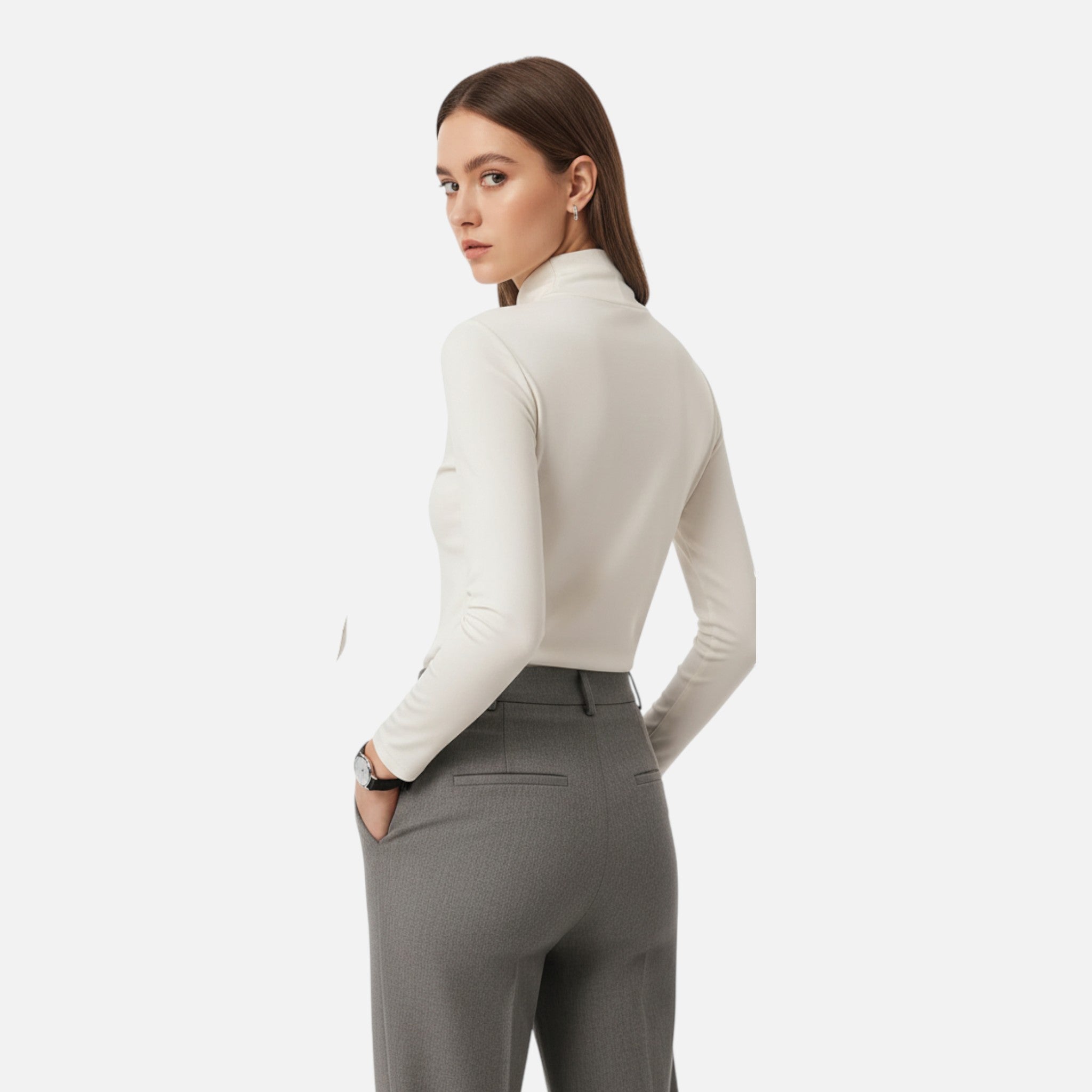 Valmonti | Bluzka damska z dekoltem krzyżowym