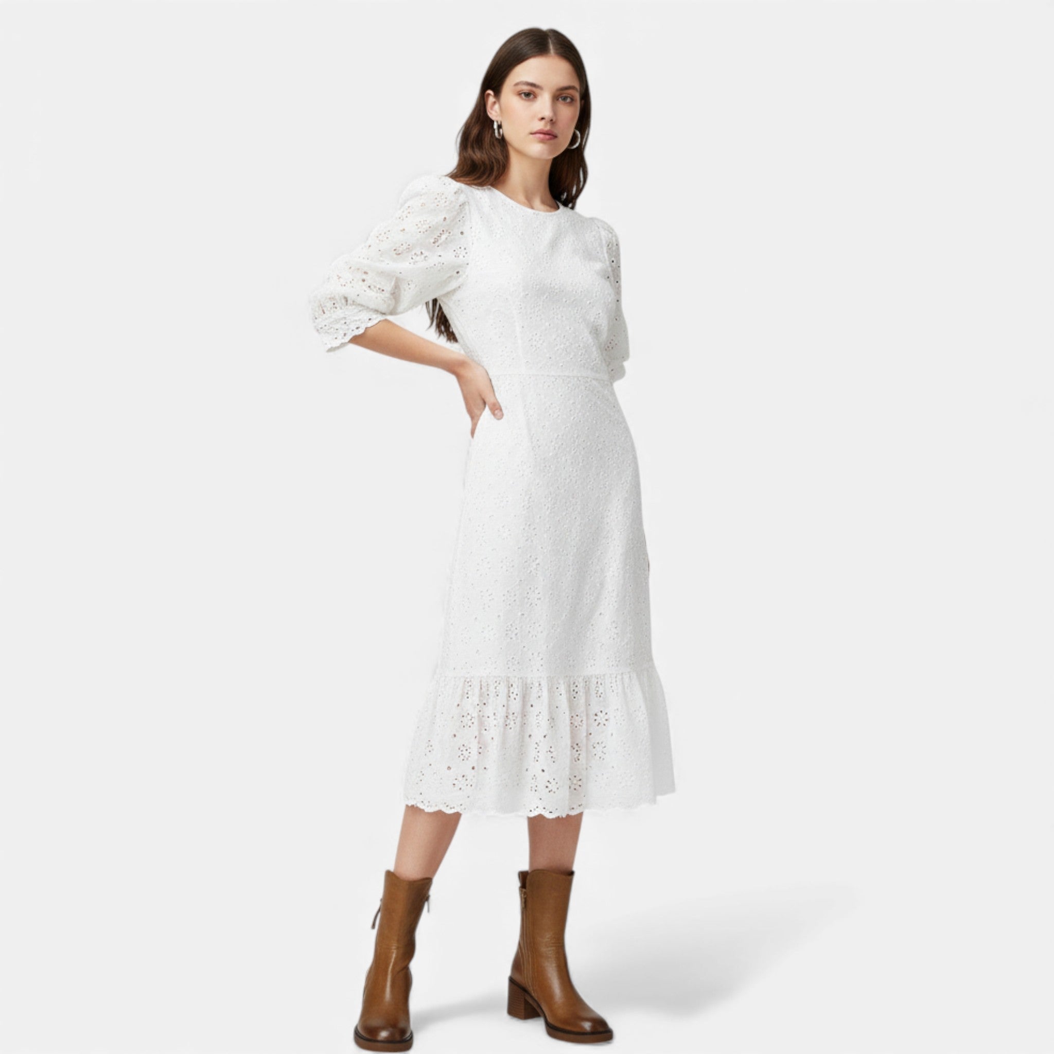 Valmonti | Klasyczne damskie skórzane botki w brytyjskim stylu