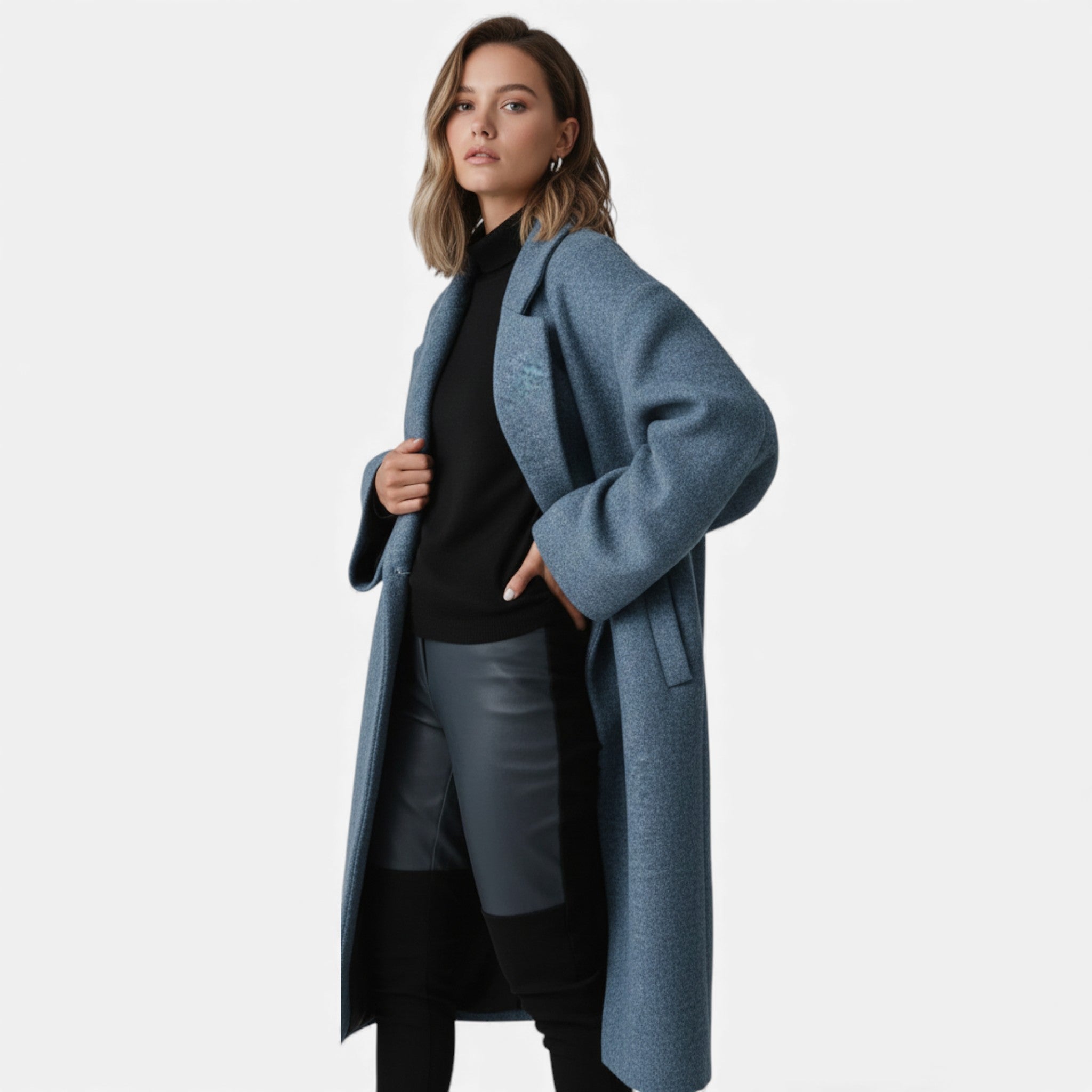 Valmonti | Damski Wełniany Trench Coat – Klasyczny Płaszcz Dziedzictwa