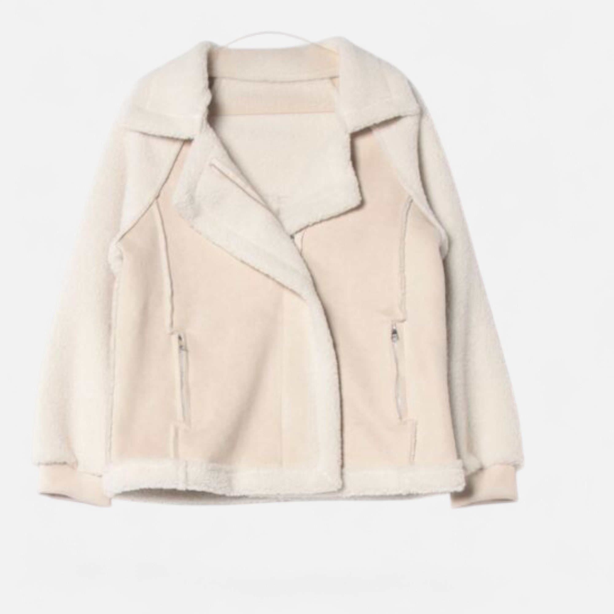 Kowalski | Krótka kurtka motocyklowa z zamszu i weluru jagnięcego dla kobiet