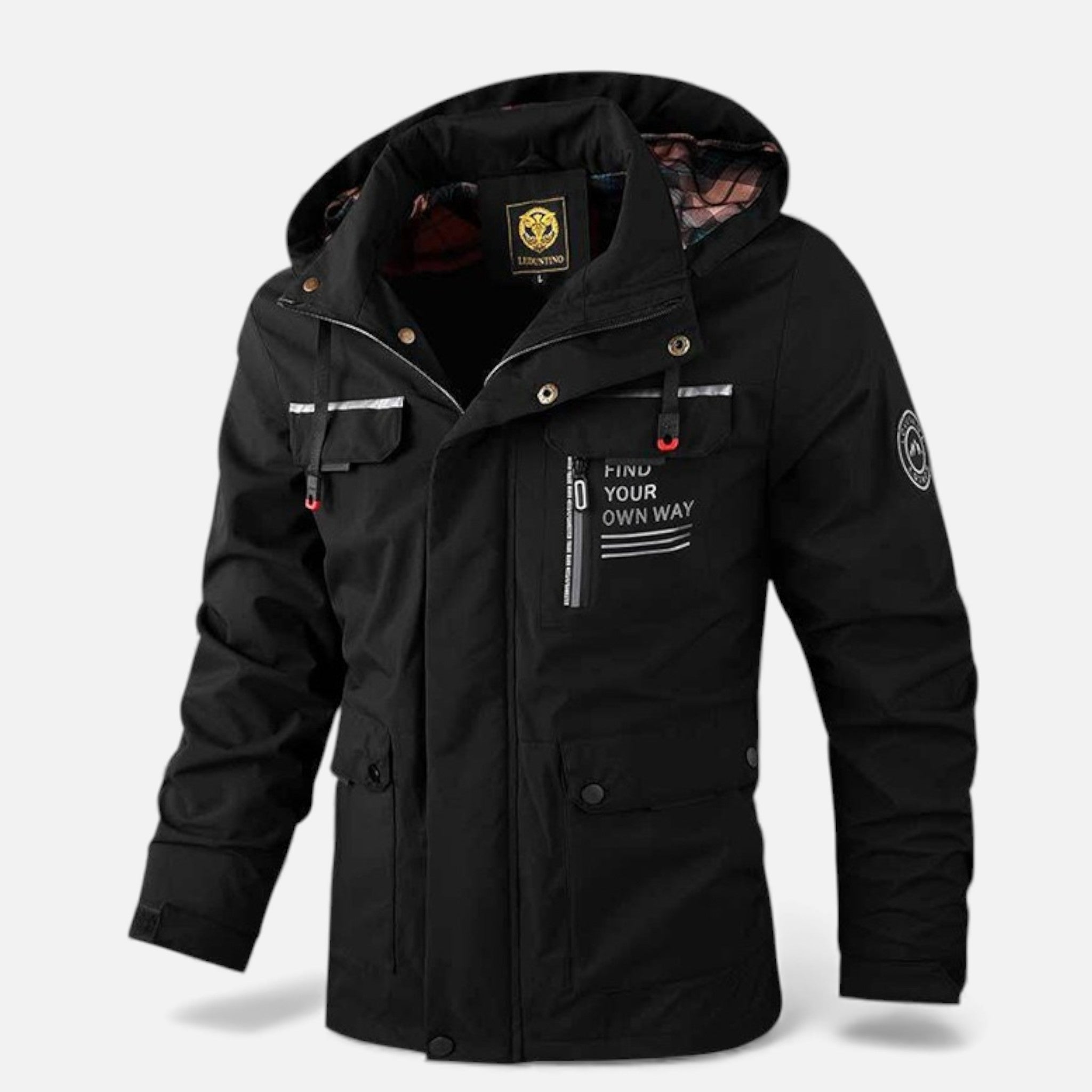 Kowalski | Męska Wiatroszczelna Parka – Klasyczna Izolowana Parka z Kapturem