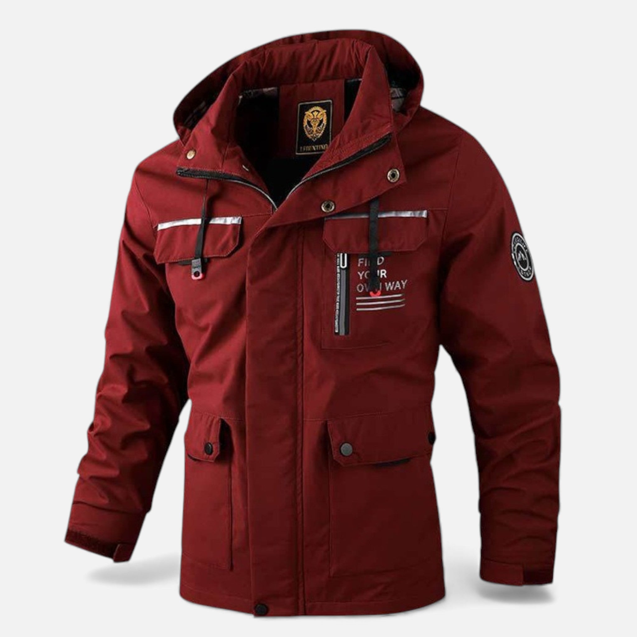 Kowalski | Męska Wiatroszczelna Parka – Klasyczna Izolowana Parka z Kapturem