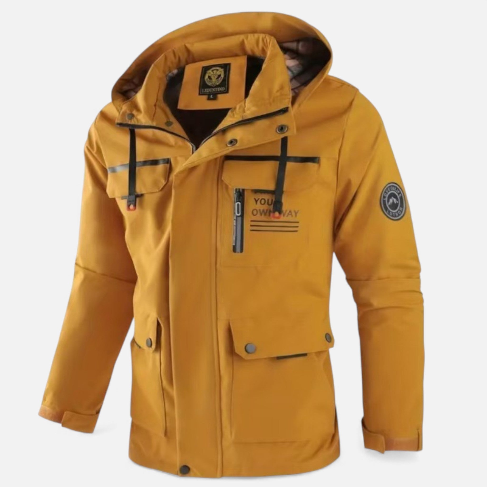 Kowalski | Męska Wiatroszczelna Parka – Klasyczna Izolowana Parka z Kapturem